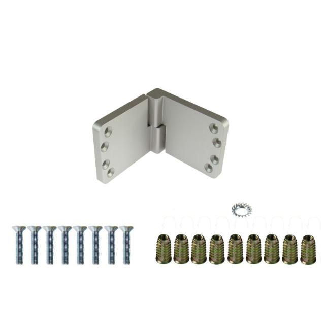 Scharnier 4-Seizoenen Pui | 120mm | DIN Rechts | Aluminium