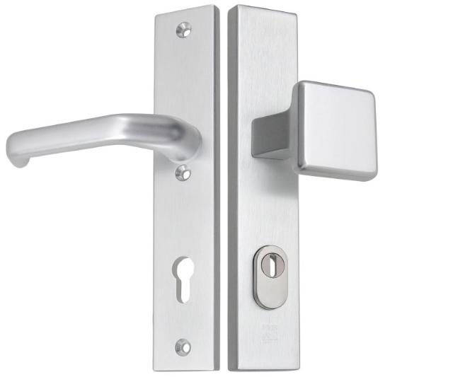 M-Line | Veiligheidsbeslag | Recht Breed  | PC92 | Kruk/Knop | Kerntrekbeveiliging
