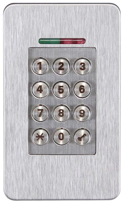 Cijfercodepaneel Biokey | RVS150 | Inbouw Smal