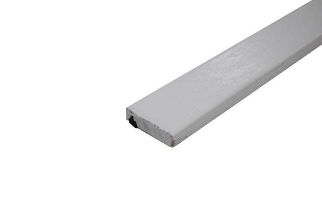 Meranti Afdeklijst D met Kader (Multipoint Inbouw) | 2750x60x15mm