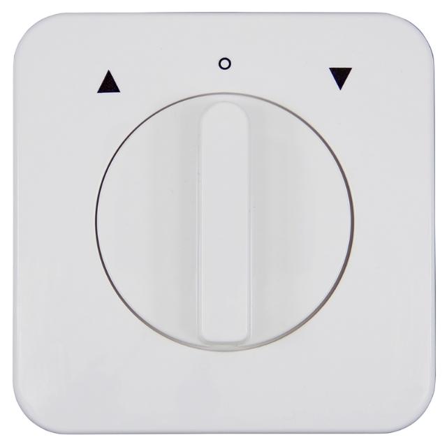 Draaischakelaar Power | Inbouw | Wit