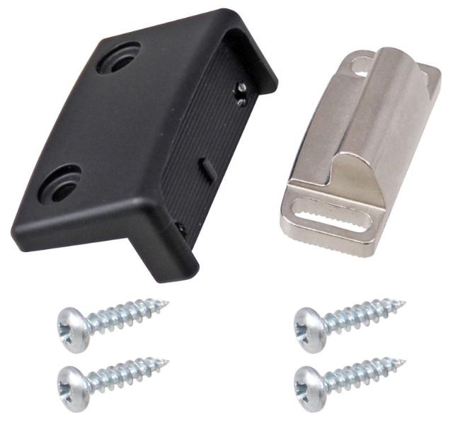 Sluitplaat Stolp | ISEO Base+Push | Kort Model | Zwart