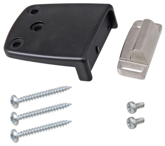 Sluitplaat Stolp | ISEO Base+Push | Lang Model | Zwart