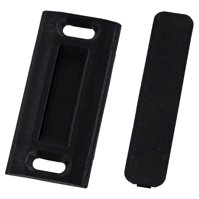Magneetsluitplaat voor Multipoint Inbouw Binnendeur | Noir