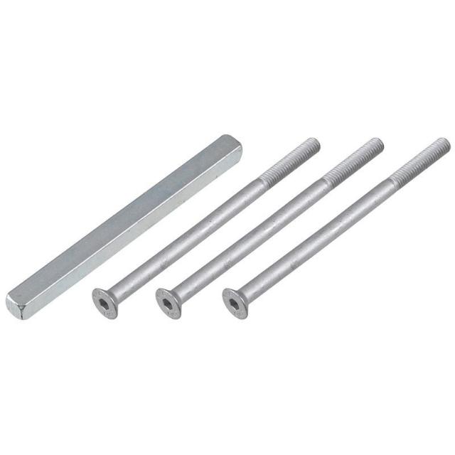 Bevestigingsset Veiligheidsbeslag | Kruk/Knop | Deurdikte 80-84mm