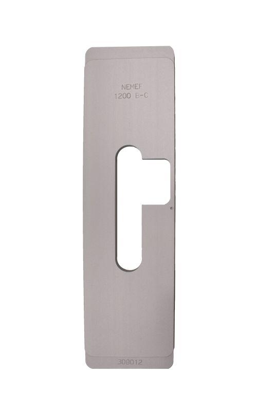 Inlegger (Moedermal 104000) | Nemef 1200 Sluitplaat (P1266) | Buitencontour