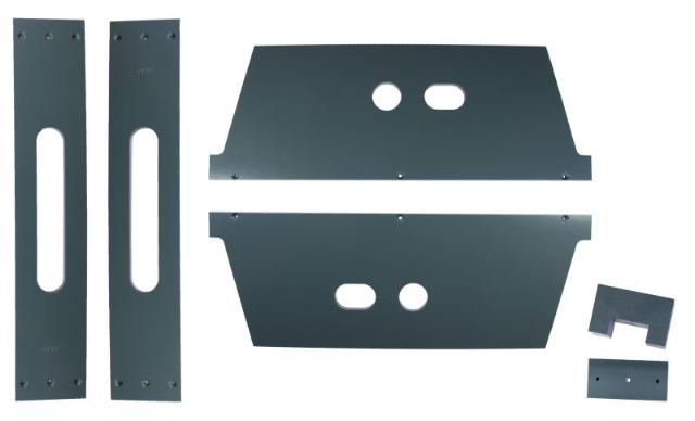 U-Cassette Insteekslot (Moedermal 103000) | Nemef 4119 Serie | Voorplaat 25mm | Kunststof