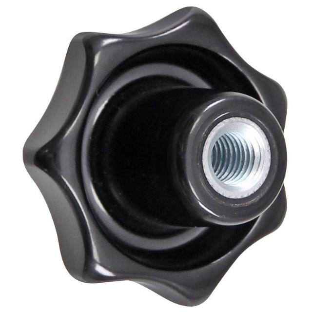 Draadknop | M12 | Doorboord | DIN 6336