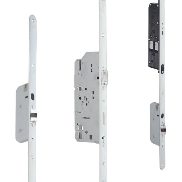Serie 012 Dagschoot | SKG2 Automotortronic Antipaniek Meerpuntssluiting | Voorplaat 24x1700mm | DM65 | PC92 | Doorlopend Krukgat