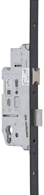 Serie 004 Noir | SKG3 Cilinderbediende Meerpuntssluiting | Voorplaat 24x1700 mm | DM55 | PC72
