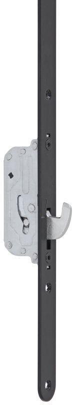 Serie 004 Noir | SKG3 Cilinderbediende Meerpuntssluiting | Voorplaat 24x1700 mm | DM55 | PC72