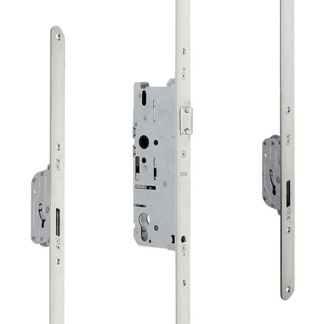 Serie 013 | SKG2 Krukbediende Meerpuntssluiting | Voorplaat 24x1700mm | DM55 | PC92