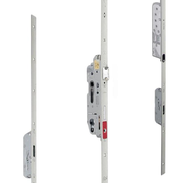 Serie 007 | SKG3 Alu-motortronic Antipaniek Meerpuntssluiting | Voorplaat 20x2170mm | DM35 | PC92