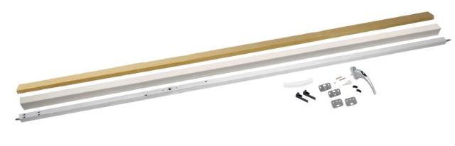 Krukbediende Balkespagnolet | Verhoogde Uitvoering | Raamhoogte 980-1800mm | Krukhoogte 750mm
