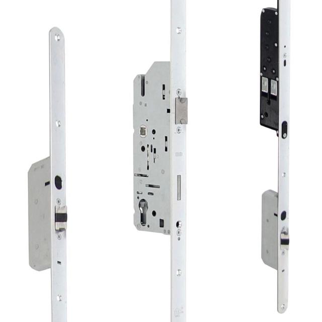 Serie 012 Dagschoot | SKG2 Automotortronic Antipaniek Meerpuntssluiting | Voorplaat 24x1700mm | DM55 | PC92 | Draairichting 2&3