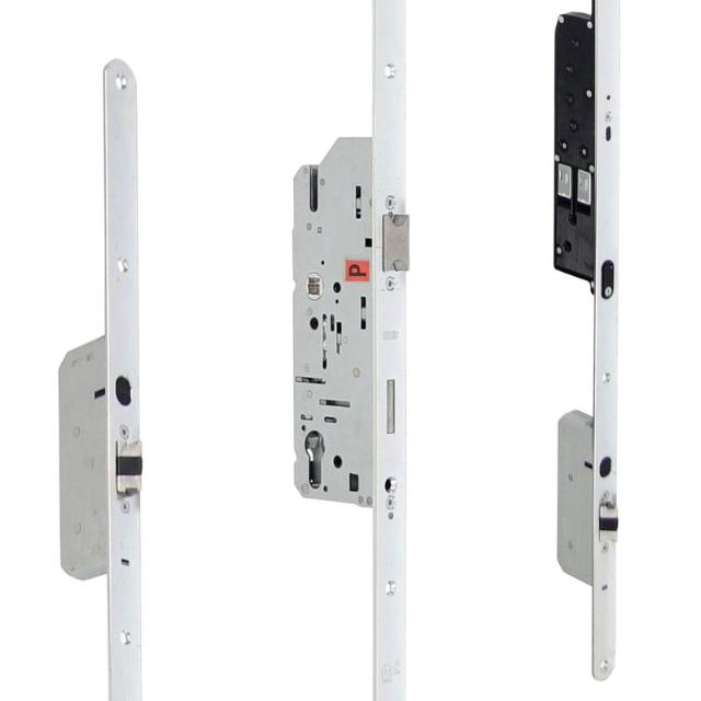 Serie 012 Dagschoot | SKG2 Automotortronic Antipaniek Meerpuntssluiting | Voorplaat 24x1700mm | DM55 | PC92 | Draairichting 1&4