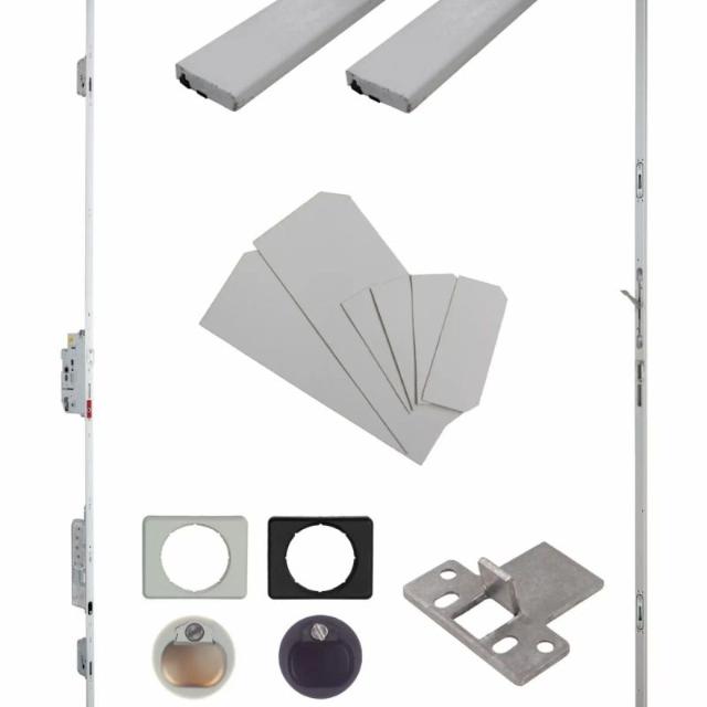 Brandwerend Inbouwset | Dubbele Deur | Serie 008 Motortronic | DM55 | PC72 | Multipoint Deluxe | Deurhoogte 2500-2700mm