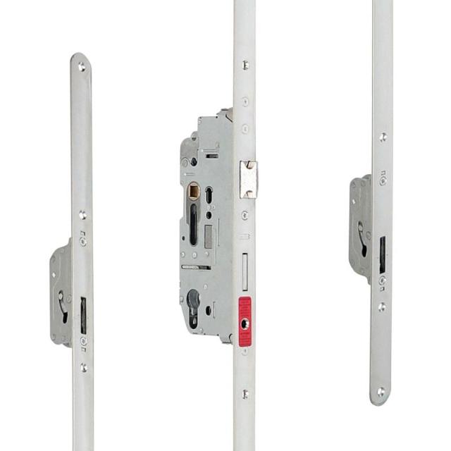 Brandwerend Inbouwset | Dubbele Deur | Serie 006 Antipaniek | DM55 | PC92 | Multipoint Deluxe | Deurhoogte 2500-2700mm | Draairichting 2&3