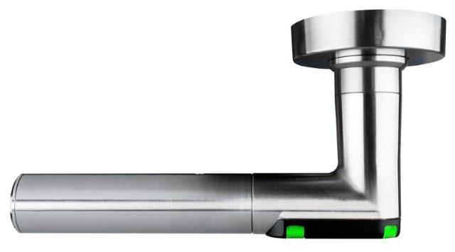 E-kruk Classic | Ronde Rozet | Buiten E-Kruk Linkswijzend | Binnenkruk Mechanisch | Eenzijdige Controle