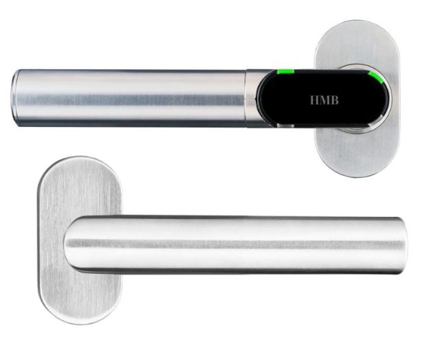 E-kruk Classic | Ovale Rozet | Buiten E-Kruk Linkswijzend | Binnenkruk Mechanisch | Eenzijdige Controle