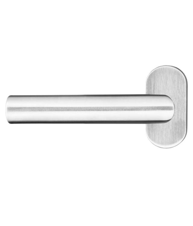 E-kruk Classic | Ovale Rozet | Buiten E-Kruk Rechtswijzend | Binnenkruk Mechanisch | Eenzijdige Controle