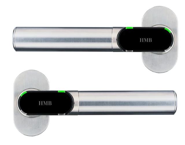E-kruk Classic | Ovale Rozet | Buiten E-Kruk Linkswijzend | Binnenkruk Elektrisch | Tweezijdige Controle