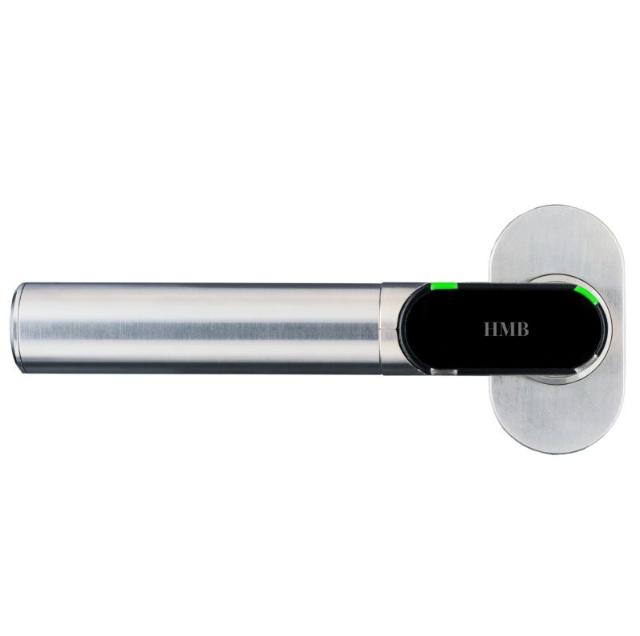 E-kruk Classic | Ovale Rozet | Buiten E-Kruk Rechtswijzend | Binnenkruk Elektrisch | Tweezijdige Controle