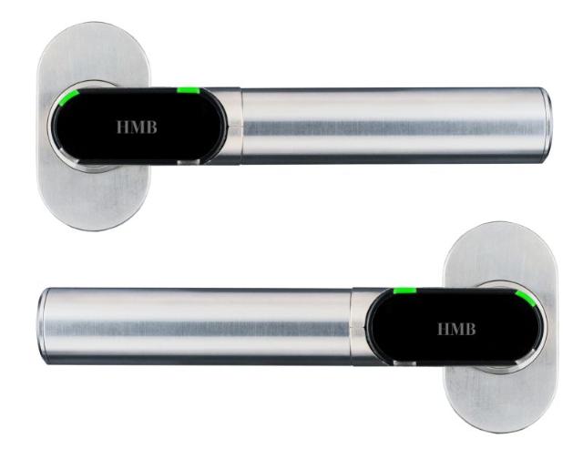 E-kruk Classic | Ovale Rozet | Buiten E-Kruk Rechtswijzend | Binnenkruk Elektrisch | Tweezijdige Controle