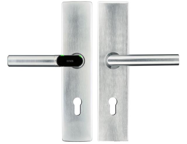 E-beslag Classic | Breed | Buiten E-Kruk Linkswijzend | Binnenkruk Mechanisch | Eenzijdige Controle | PC72