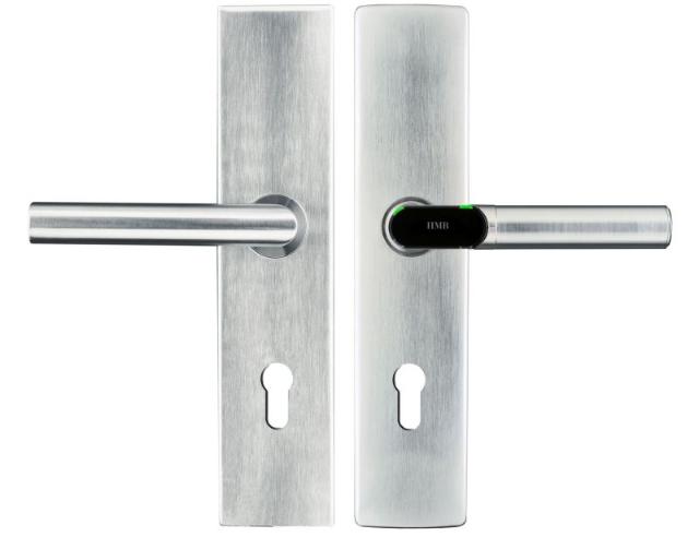 E-beslag Classic | Breed | Buiten E-Kruk Rechtswijzend | Binnenkruk Mechanisch | Eenzijdige Controle | PC72