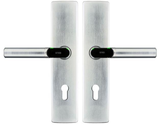 E-beslag Classic | Breed | Buiten E-Kruk Linkswijzend | Binnenkruk Elektrisch | Tweezijdige Controle | PC72
