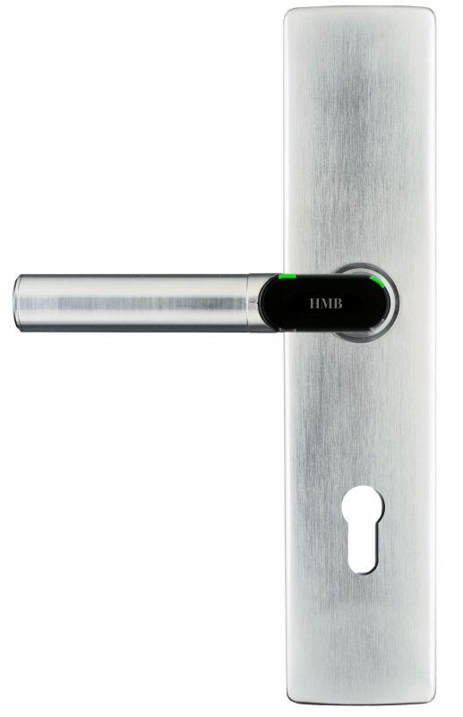 E-beslag Classic | Breed | Buiten E-Kruk Rechtswijzend | Binnenkruk Elektrisch | Tweezijdige Controle | PC72