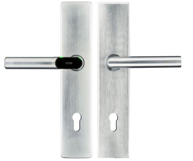 E-beslag Classic | Breed | Buiten E-Kruk Linkswijzend | Binnenkruk Mechanisch | Eenzijdige Controle | PC92