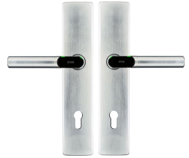 E-beslag Classic | Breed | Buiten E-Kruk Linkswijzend | Binnenkruk Elektrisch | Tweezijdige Controle | PC92