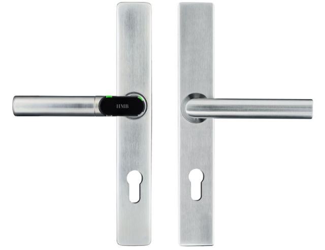 E-beslag Classic | Smal | Buiten E-Kruk Linkswijzend | Binnenkruk Mechanisch | Eenzijdige Controle | PC72