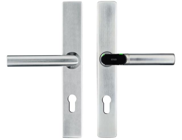 E-beslag Classic | Smal | Buiten E-Kruk Rechtswijzend | Binnenkruk Mechanisch | Eenzijdige Controle | PC72