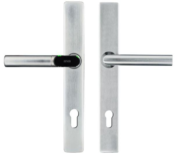 E-beslag Classic | Smal | Buiten E-Kruk Linkswijzend | Binnenkruk Mechanisch | Eenzijdige Controle | PC92