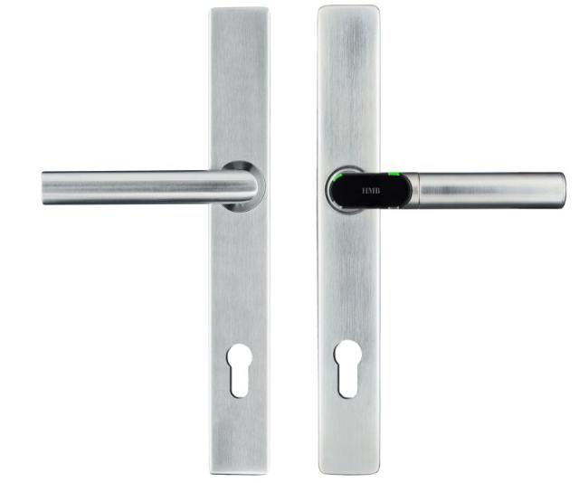 E-beslag Classic | Smal | Buiten E-Kruk Rechtswijzend | Binnenkruk Mechanisch | Eenzijdige Controle | PC92