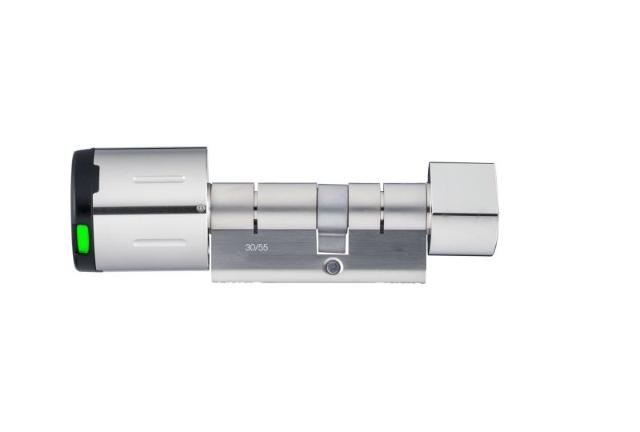 E-cilinder Classic | 30/55mm | E-knop Buiten | Mechanische Knop Binnen | Eenzijdige Controle | IP65