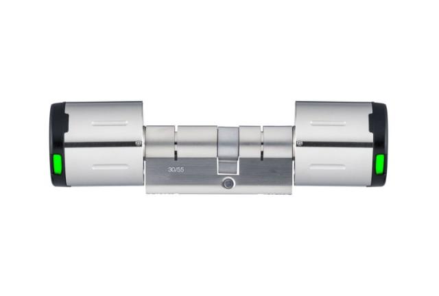 E-cilinder Classic | 30/55mm | E-knop Buiten | E-knop Binnen | Tweezijdige Controle | IP65