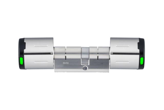 E-cilinder Classic | 30/55mm | E-knop Buiten | E-knop Binnen | Tweezijdige Controle | IP65