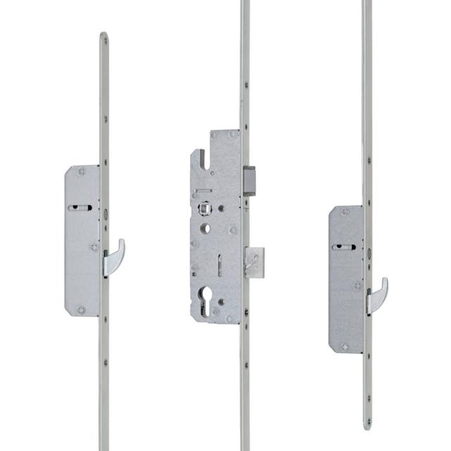 Serie 51 | SKG3 Cilinderbediende Meerpuntssluiting | Voorplaat 20x1950mm | DM45 | PC92