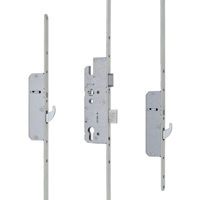 Serie 51 | SKG3 Cilinderbediende Meerpuntssluiting | Voorplaat 20x1950mm | DM45 | PC92