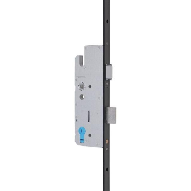 Serie 51 Noir | SKG3 Cilinderbediende Meerpuntssluiting | Voorplaat 24x1950mm | DM55 | PC92