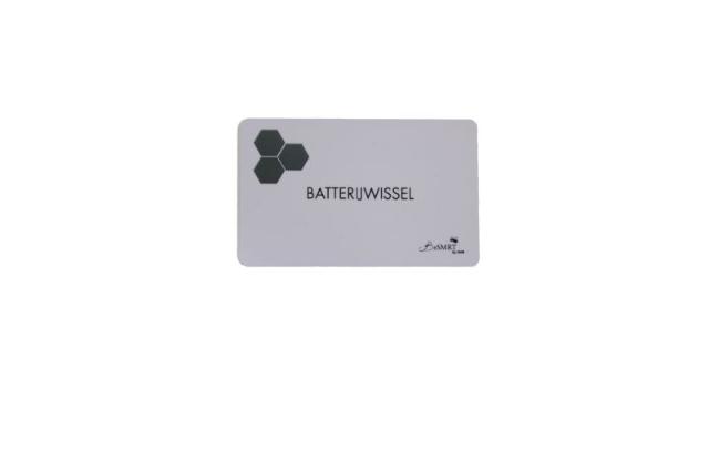 Batterijwisselkaart voor E-cilinder