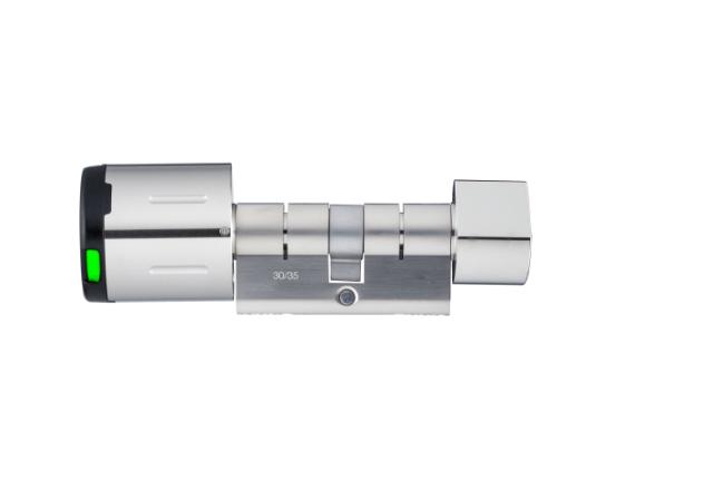E-cilinder Classic | 30/35mm | E-knop Buiten | Mechanische Knop Binnen | Eenzijdige Controle | IP65
