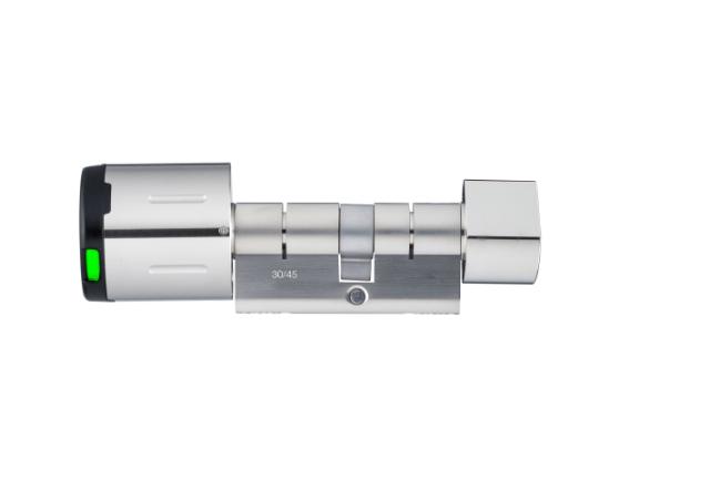 E-cilinder Classic | 30/45mm | E-knop Buiten | Mechanische Knop Binnen | Eenzijdige Controle | IP65