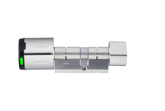 E-cilinder Classic | 30/50mm | E-knop Buiten | Mechanische Knop Binnen | Eenzijdige Controle | IP65